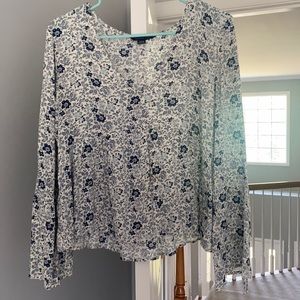 Womens long sleeve top